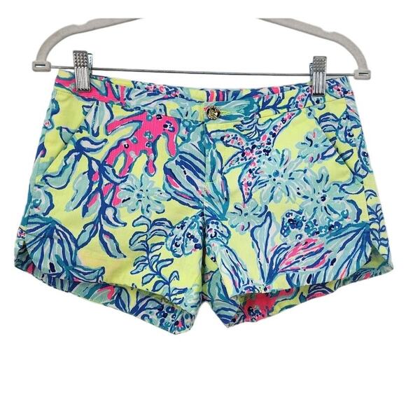 Lilly Pulitzer Adie Shorts Size 00 Summer Comfort Beach Casual - Picture 1 of 6
